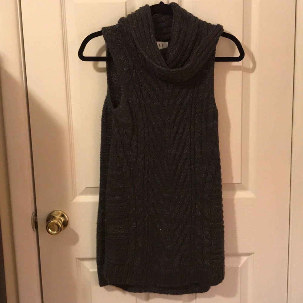 Elle Cowl Neck Sleeveless Sweater